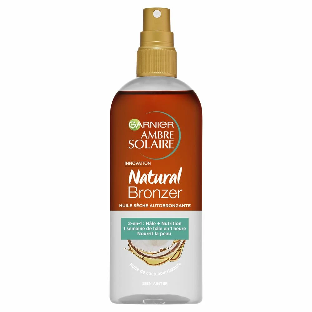 Garnier Ambre Solaire Zelfbruinende Olie Natural Bronzer 3 Garnier Ambre Solaire Zelfbruinende Olie Natural Bronzer