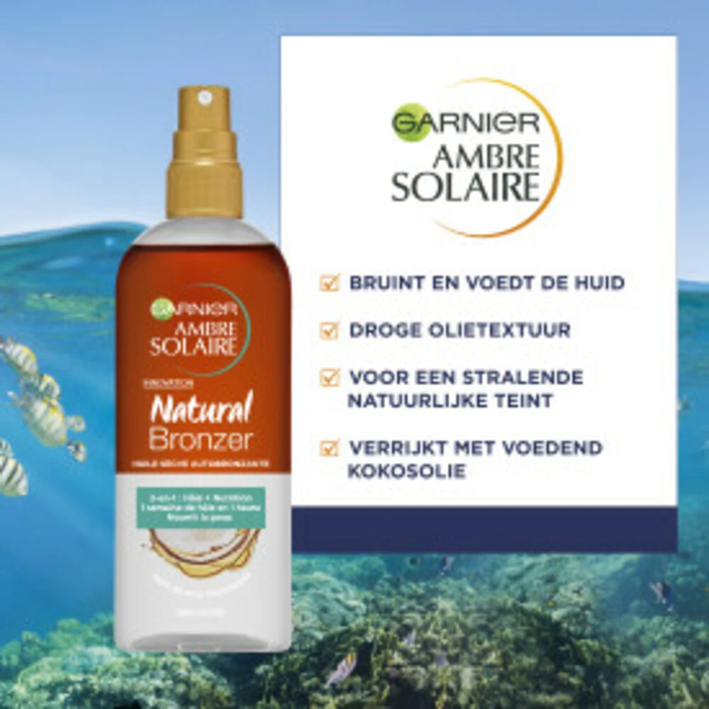 Garnier Ambre Solaire Zelfbruinende Olie Natural Bronzer 6 Garnier Ambre Solaire Zelfbruinende Olie Natural Bronzer - Afbeelding 4
