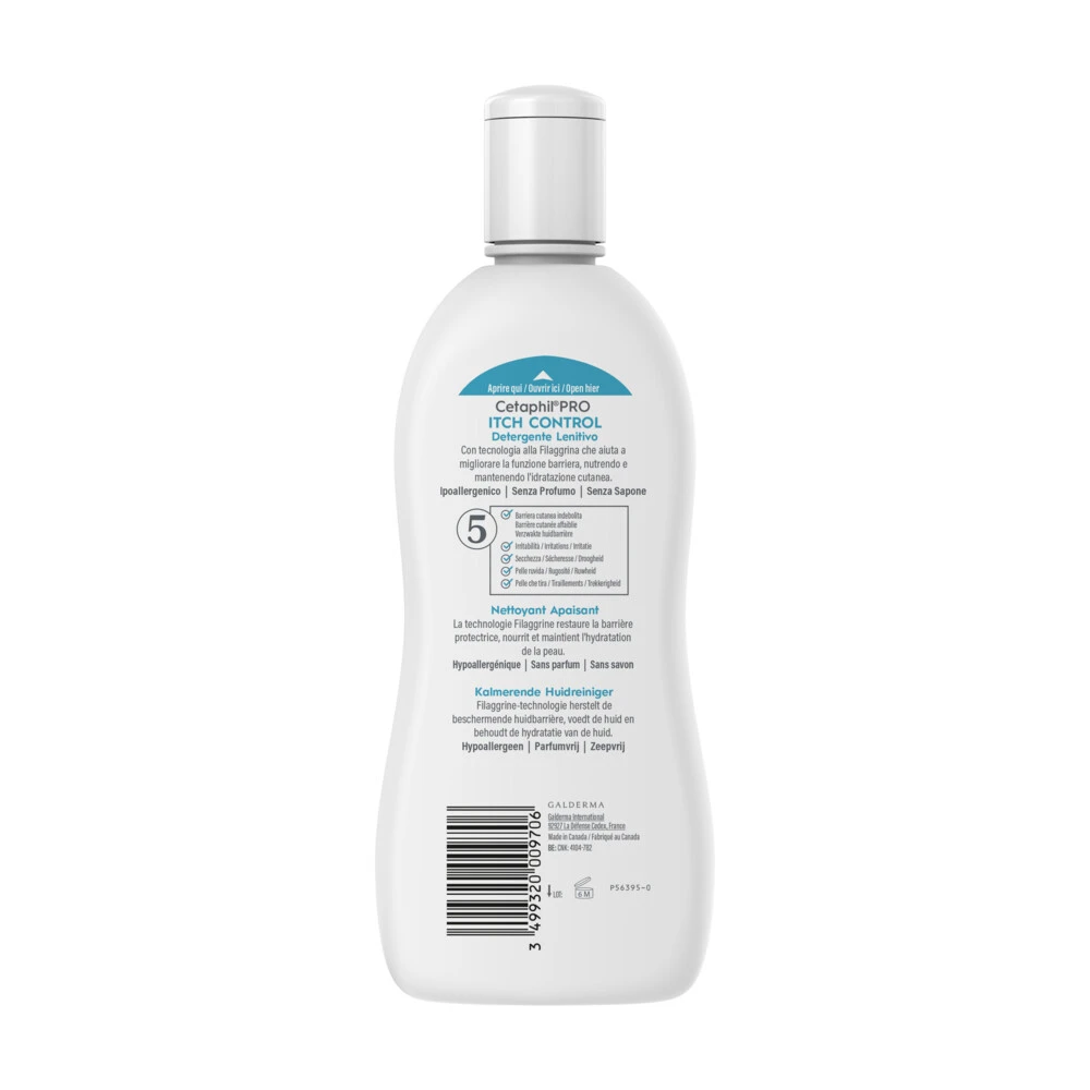 Cetaphil PRO Itch Control Kalmerende Huidreiniger 4 Cetaphil PRO Itch Control Kalmerende Huidreiniger - Afbeelding 2