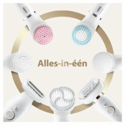 Braun Epilator Silk-épil 9 Flex 9-100 Beautyset Wit / Goud -Plein 1003812 3