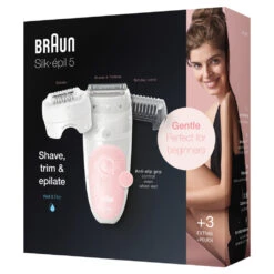Braun Epilator Silk-épil 5-620 Wit/Roze 13 Braun Epilator Silk-épil 5-620 Wit/Roze -Plein 1003841 6