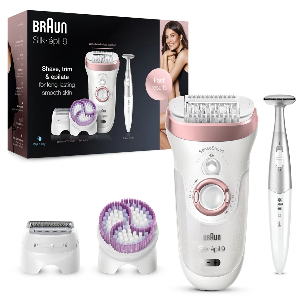 Braun Silk-épil 9 9-980 Epilator Wit / Roségoud 3 Braun Silk-épil 9 9-980 Epilator Wit / Roségoud