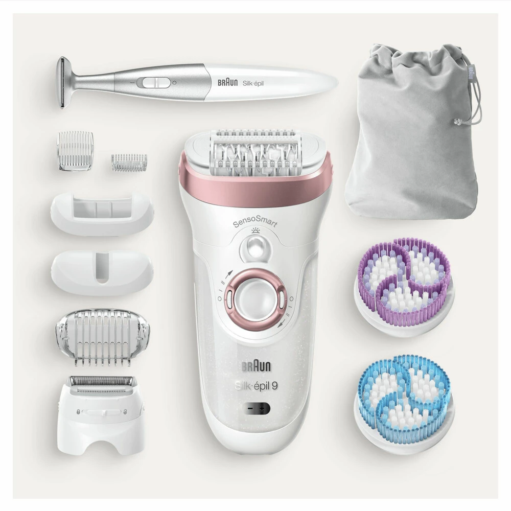 Braun Silk-épil 9 9-980 Epilator Wit / Roségoud 4 Braun Silk-épil 9 9-980 Epilator Wit / Roségoud - Afbeelding 2