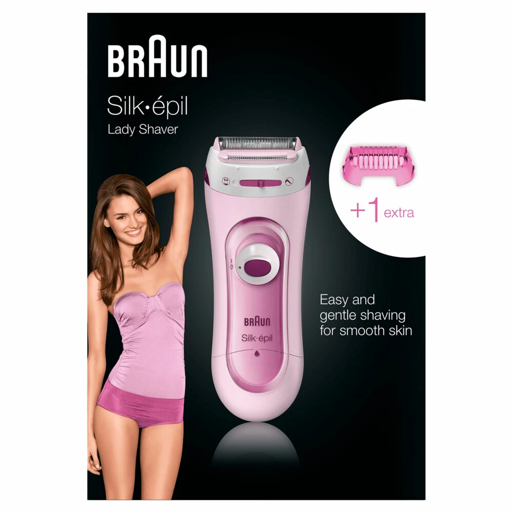 Braun Elektrisch Scheerapparaat En Trimmersysteem Silk-épil 5-100 Roze 3 Braun Elektrisch Scheerapparaat En Trimmersysteem Silk-épil 5-100 Roze