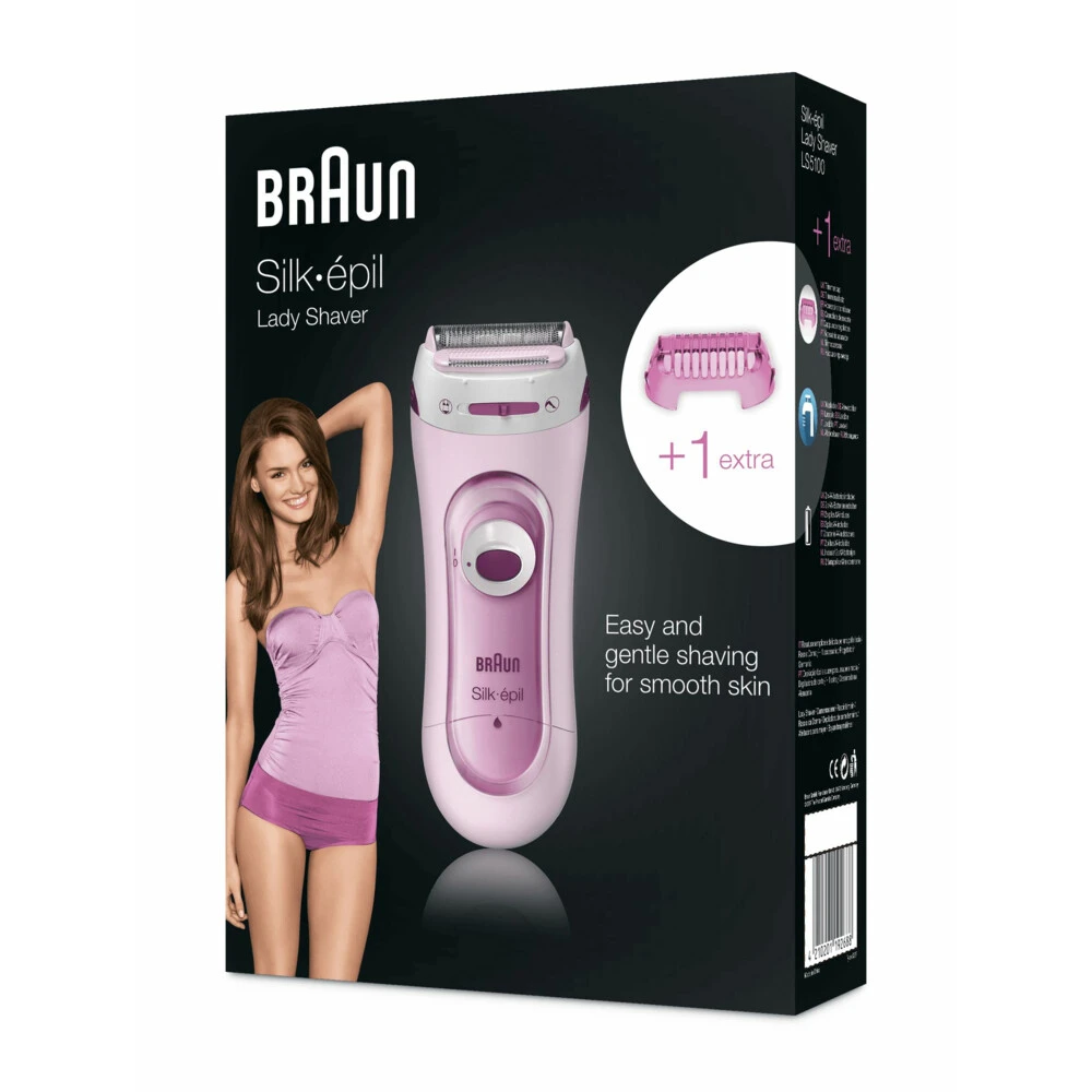 Braun Elektrisch Scheerapparaat En Trimmersysteem Silk-épil 5-100 Roze 8 Braun Elektrisch Scheerapparaat En Trimmersysteem Silk-épil 5-100 Roze - Afbeelding 6