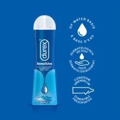 Durex Classic Condooms En Glijmiddel Sensitive Pakket 9 Durex Classic Condooms En Glijmiddel Sensitive Pakket -Plein 1014693 4