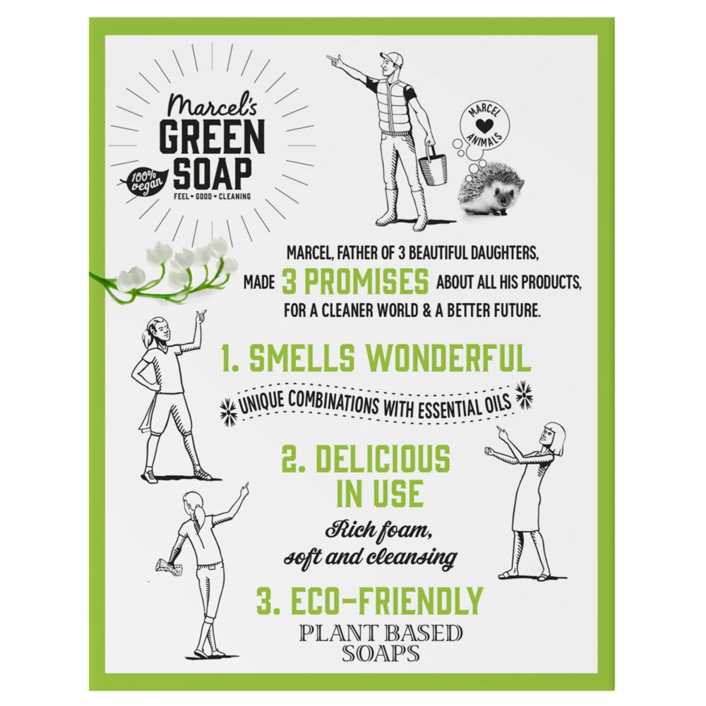 6x Marcelu0027s Green Soap Shampoobar Tonka & Muguet 6 6x Marcelu0027s Green Soap Shampoobar Tonka & Muguet - Afbeelding 4