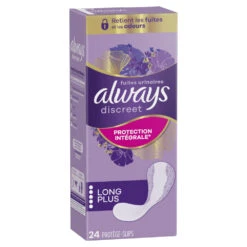 Always® 4x Always Discreet Long+ Inlegkruisjes Urineverlies 9 Always® 4x Always Discreet Long+ Inlegkruisjes Urineverlies -Plein 1018857 4