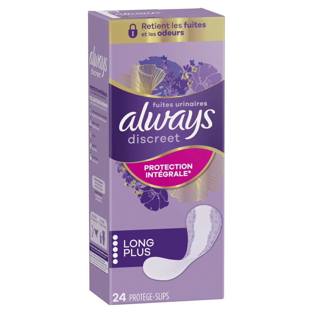 Always® 4x Always Discreet Long+ Inlegkruisjes Urineverlies 6 Always® 4x Always Discreet Long+ Inlegkruisjes Urineverlies - Afbeelding 4