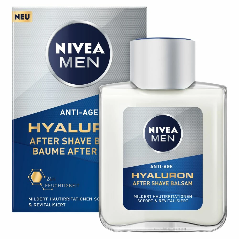Nivea Men Anti-Age Hyaluronzuur After Shave Balm 6 Nivea Men Anti-Age Hyaluronzuur After Shave Balm - Afbeelding 4