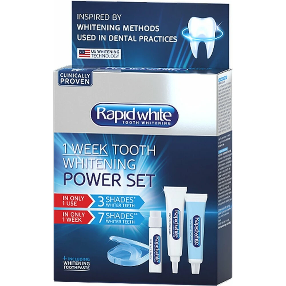 Rapid White Bleaching Power Set 3 Rapid White Bleaching Power Set