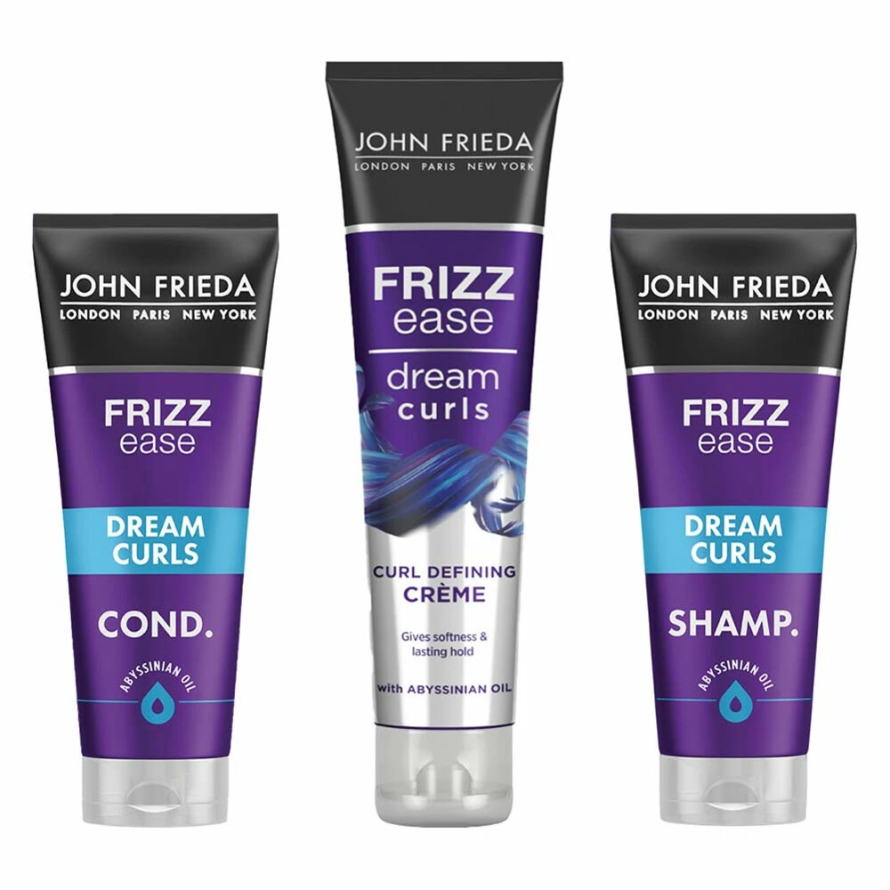 John Frieda Frizz Ease Dream Curl Shampoo + Conditioner + Definig Crème Pakket 3 John Frieda Frizz Ease Dream Curl Shampoo + Conditioner + Definig Crème Pakket