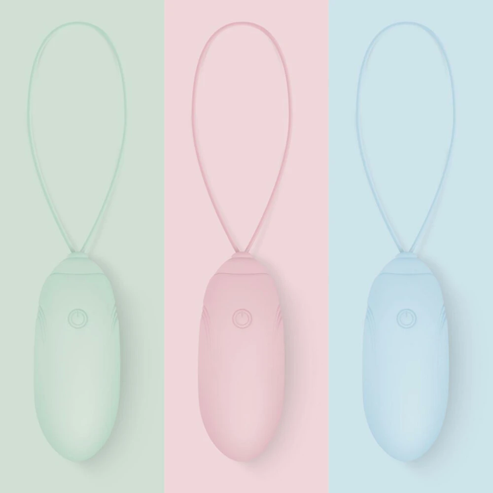 LUV EGG Oplaadbaar Vibrerend Eitje Groen 6 LUV EGG Oplaadbaar Vibrerend Eitje Groen - Afbeelding 4