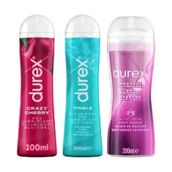 Durex Glijmiddel Massage Ylang Ylang & Tingle & Crazy Cherry Pakket
