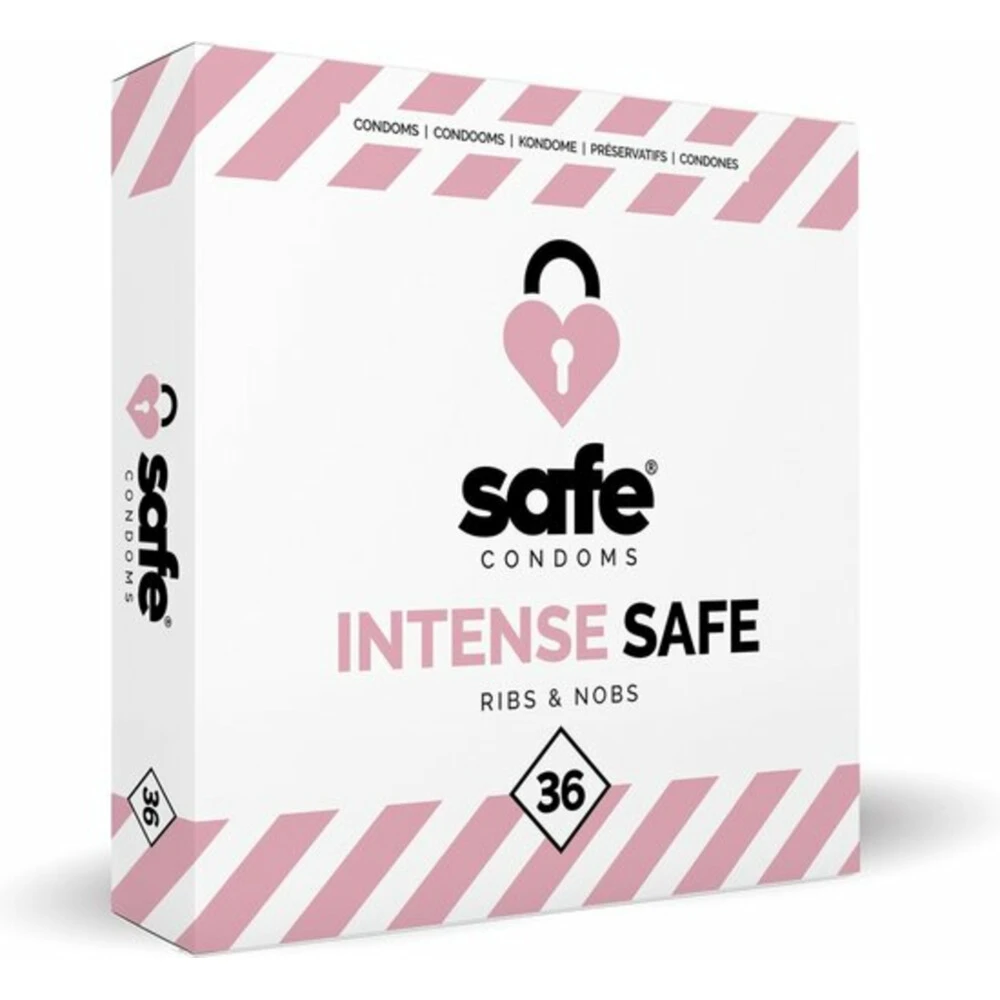 Safe Condooms Ribs & Nobs 3 Safe Condooms Ribs & Nobs