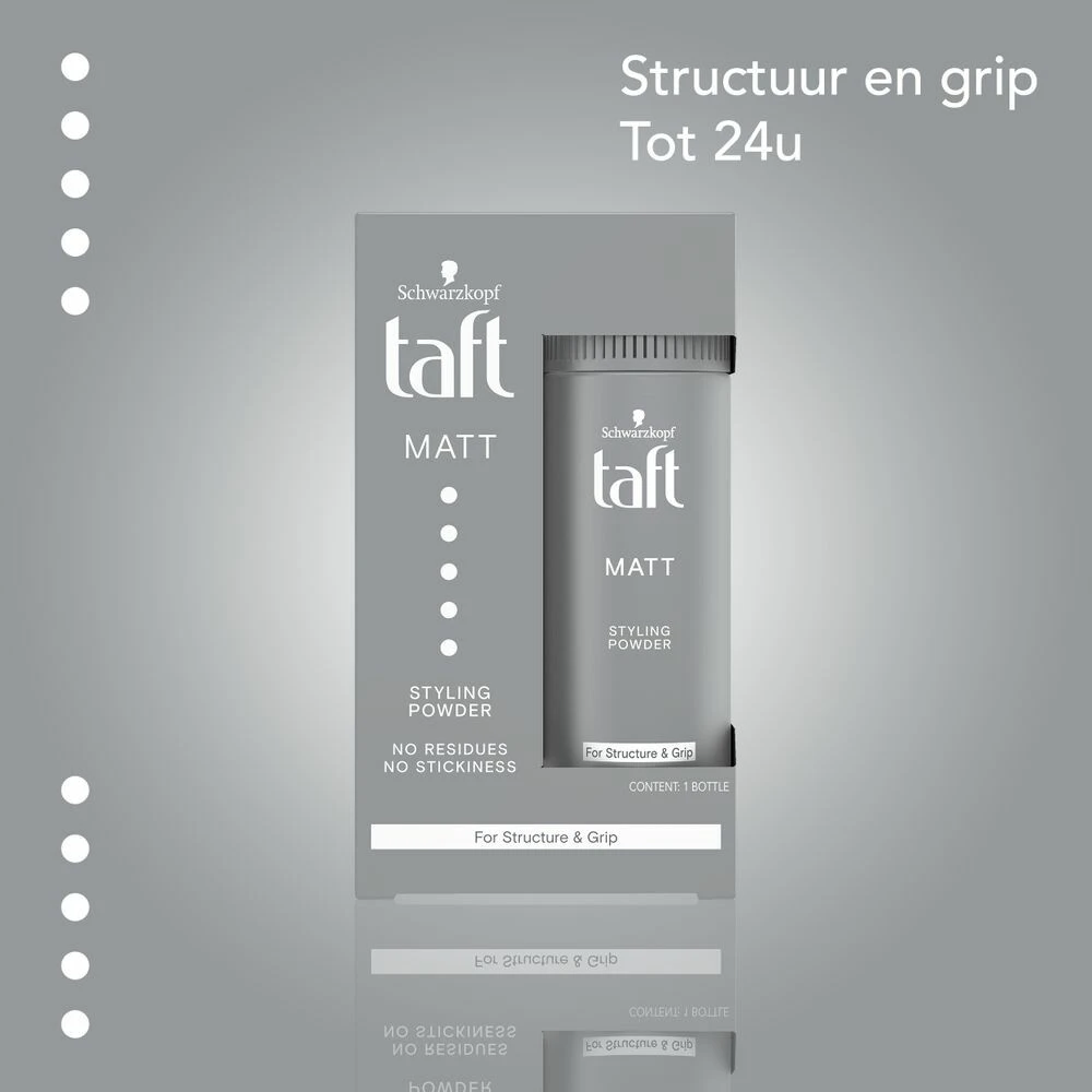 6x Taft Styling Poeder Matt 4 6x Taft Styling Poeder Matt - Afbeelding 2
