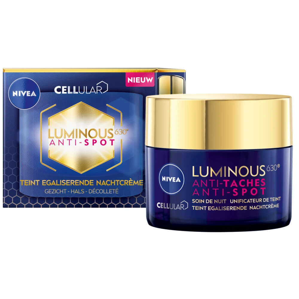 Nivea Cellular Luminous Nachtcrème 630 ANTI-SPOT 3 Nivea Cellular Luminous Nachtcrème 630 ANTI-SPOT