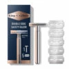 King C. Gillette Double Edge Safety Razor Houder En Scheermesjes 1 King C. Gillette Double Edge Safety Razor Houder En Scheermesjes -Plein 1034198
