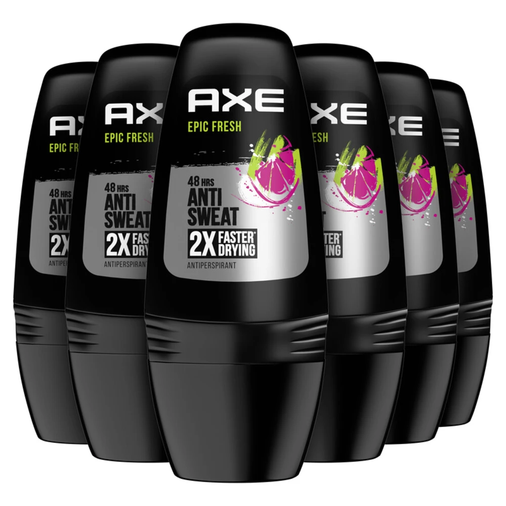 6x Axe Deodorant Roller Epic Fresh 3 6x Axe Deodorant Roller Epic Fresh
