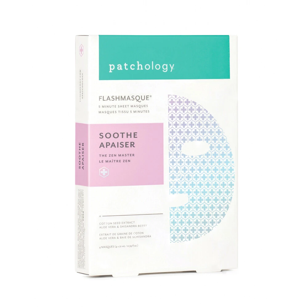 Patchology FlashMasque Sheetmasker 4-pack Soothe 3 Patchology FlashMasque Sheetmasker 4-pack Soothe