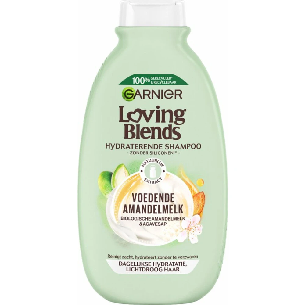 6x Garnier Loving Blends Voedende Amandelmelk Shampoo 3 6x Garnier Loving Blends Voedende Amandelmelk Shampoo