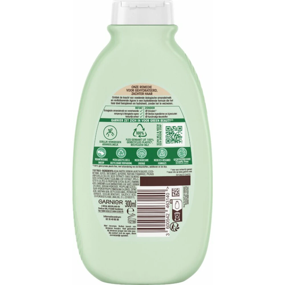 6x Garnier Loving Blends Voedende Amandelmelk Shampoo 4 6x Garnier Loving Blends Voedende Amandelmelk Shampoo - Afbeelding 2