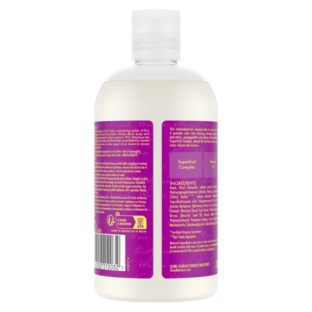 Shea Moisture Superfruit Complex 10-in-1 Multi-Benefit Shampoo 4 Shea Moisture Superfruit Complex 10-in-1 Multi-Benefit Shampoo - Afbeelding 2