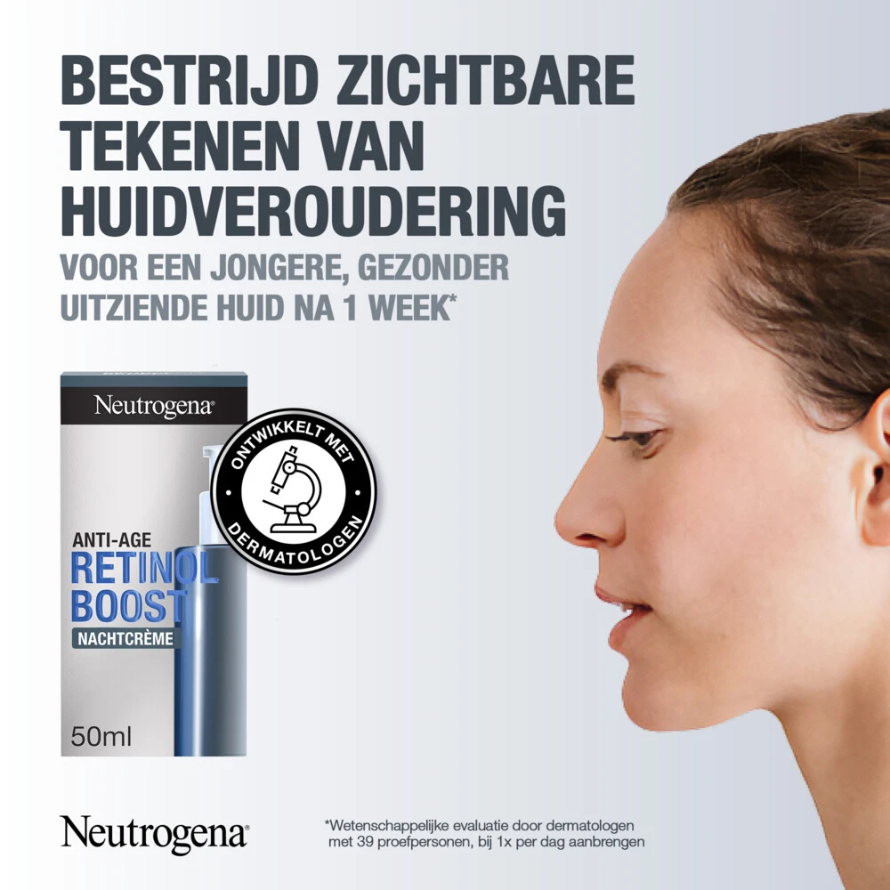 Neutrogena Retinol Boost Night Cream 4 Neutrogena Retinol Boost Night Cream - Afbeelding 2