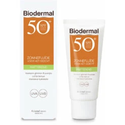Biodermal Zonnefluïde Gezicht Matterend SPF 50 -Plein 1067651 4