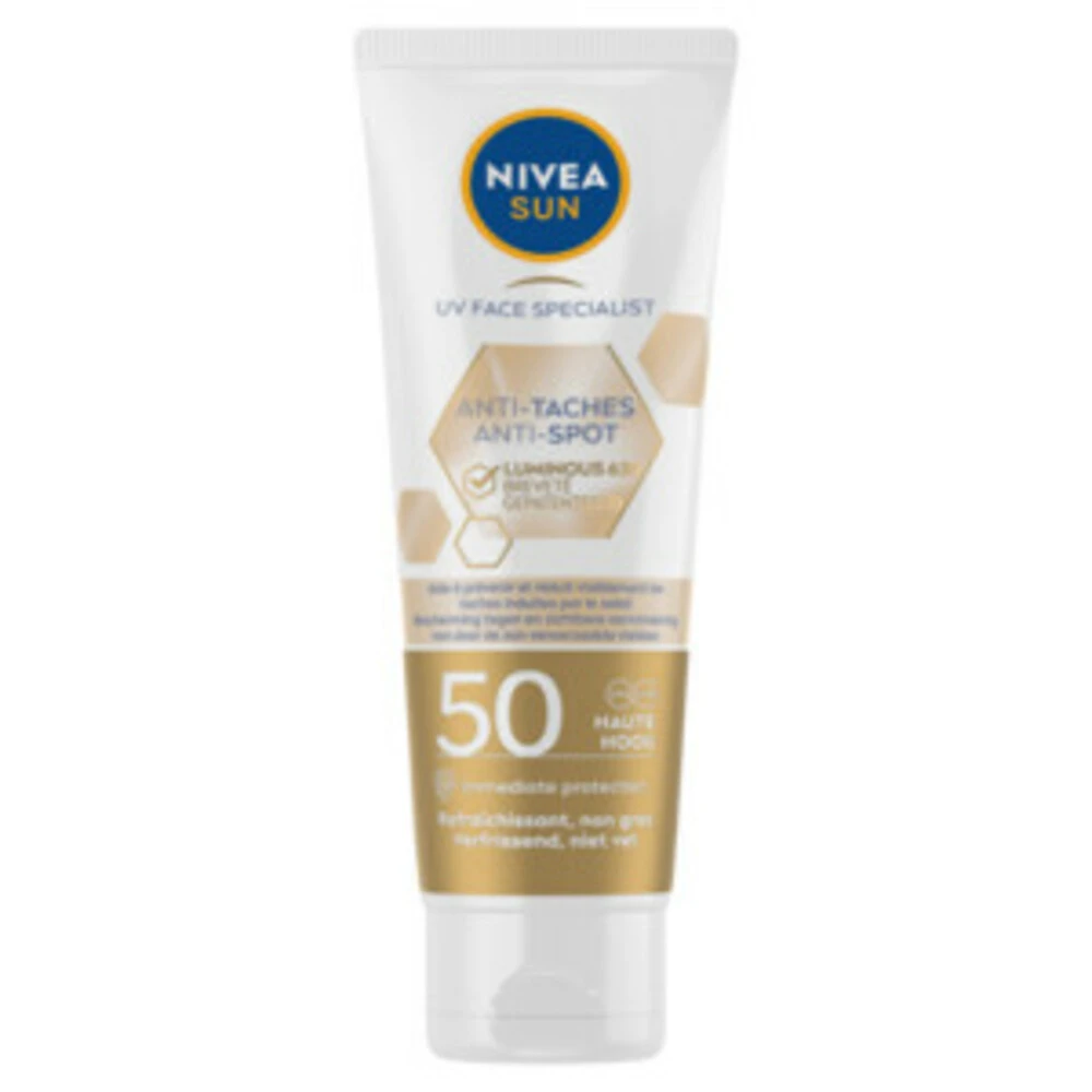 Nivea Sun Face Luminous Zonnecrème SPF 50 3 Nivea Sun Face Luminous Zonnecrème SPF 50