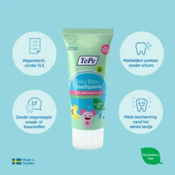 12x TePe Daily Baby Tandpasta 9 12x TePe Daily Baby Tandpasta -Plein 1070734 3