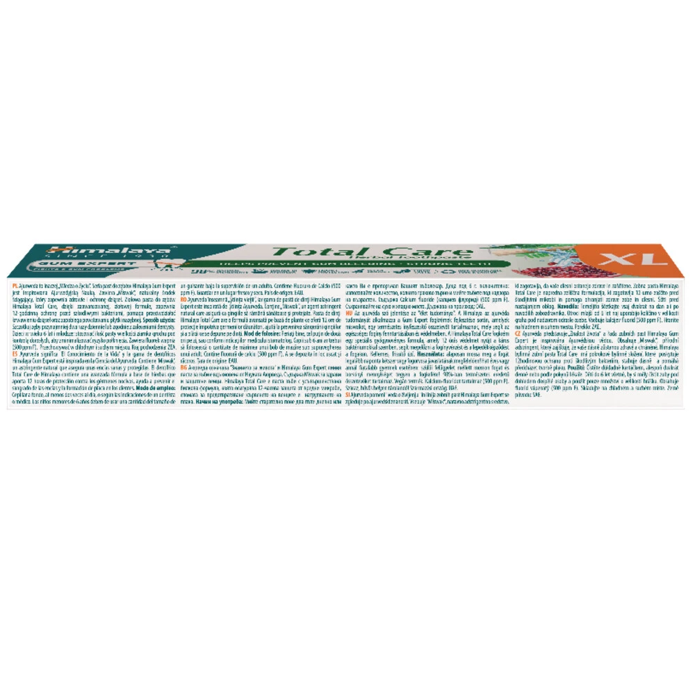 3x Himalaya Herbals Gum Expert Total Care XL Tandpasta 5 3x Himalaya Herbals Gum Expert Total Care XL Tandpasta - Afbeelding 3