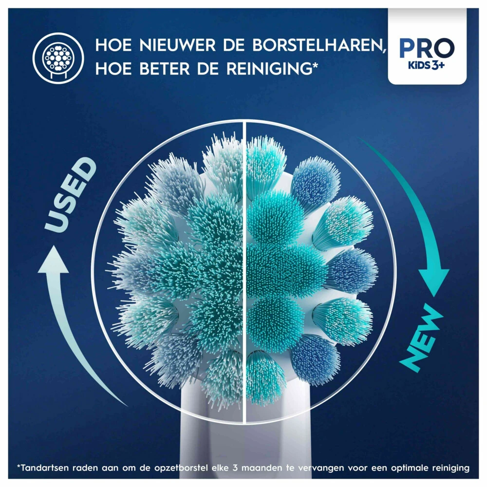Oral B Oral-B Opzetborstels Pro Kids Frozen 4 Oral B Oral-B Opzetborstels Pro Kids Frozen - Afbeelding 2