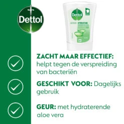 5x Dettol No Touch Wasgel Navulling Hydraterende Aloe Vera 10 5x Dettol No Touch Wasgel Navulling Hydraterende Aloe Vera -Plein 1073939 3