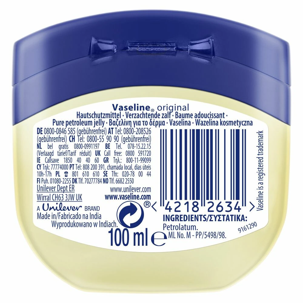 Vaseline® 12x Vaseline Original Petroleum Jelly 4 Vaseline® 12x Vaseline Original Petroleum Jelly - Afbeelding 2