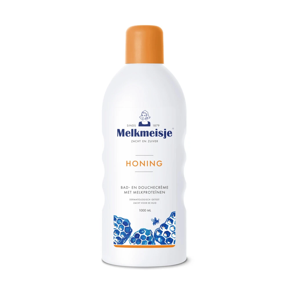 4x Melkmeisje Bad En Douche Creme Honing 3 4x Melkmeisje Bad En Douche Creme Honing