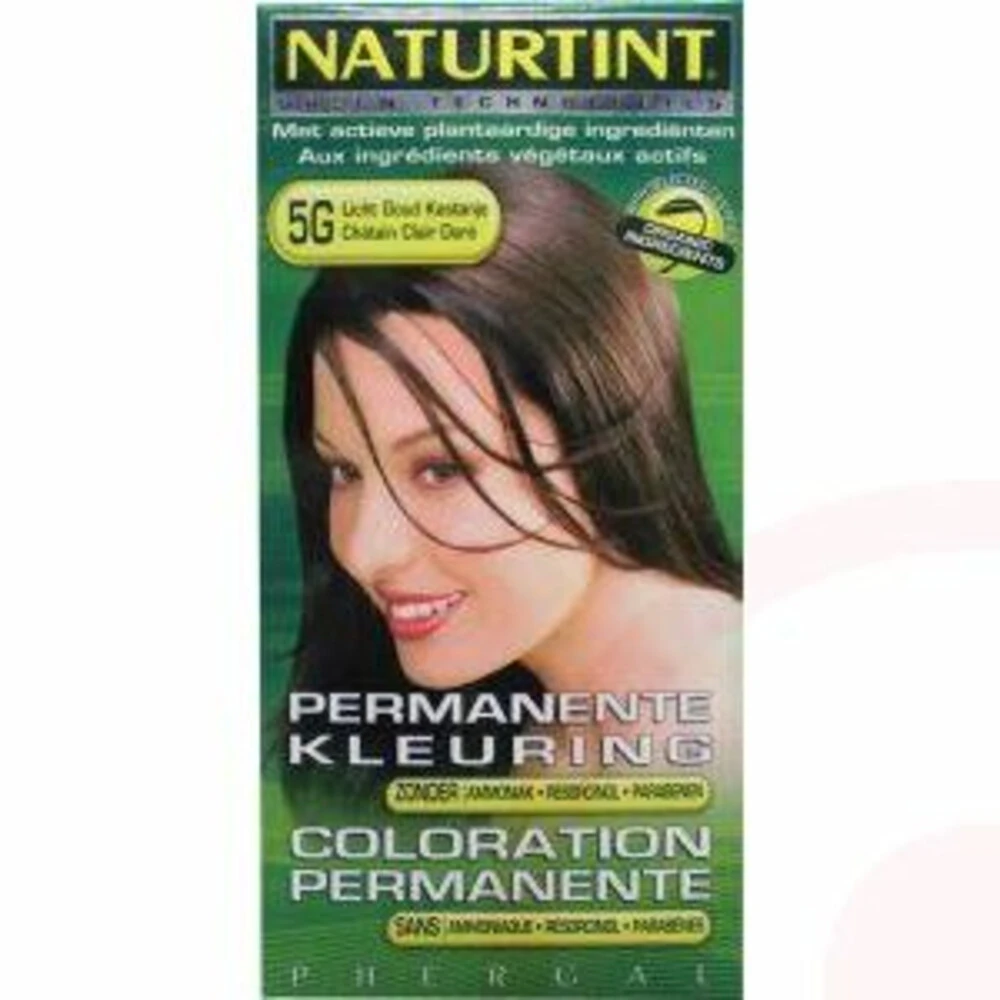 Naturtint Permanente Haarkleuring 5G Licht Goud Kastanje 3 Naturtint Permanente Haarkleuring 5G Licht Goud Kastanje
