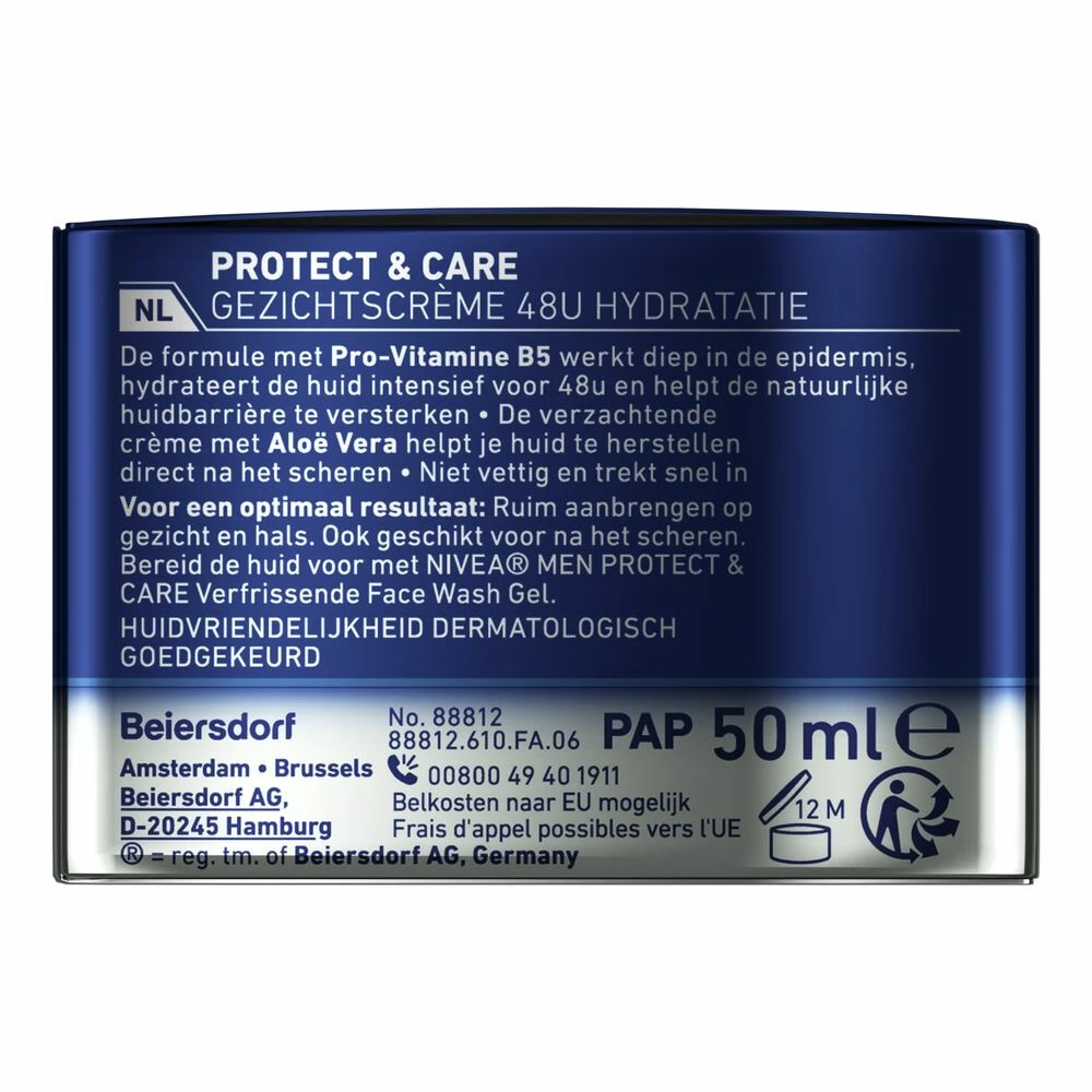 Nivea Men Intensieve Gezichtscreme Protect & Care 5 Nivea Men Intensieve Gezichtscreme Protect & Care - Afbeelding 3