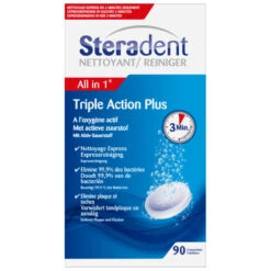 4x Steradent Triple Action Plus Kunstgebit Reiniger 8 4x Steradent Triple Action Plus Kunstgebit Reiniger -Plein 771915 3