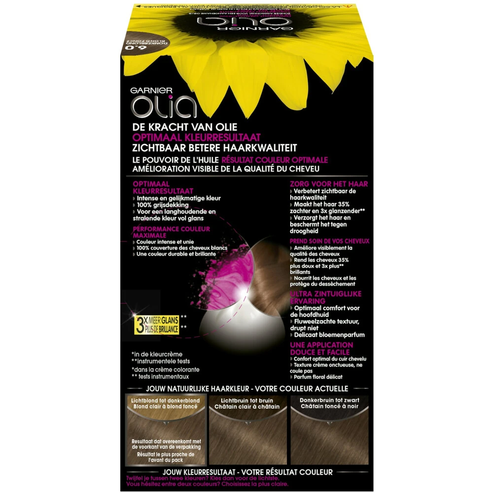 Garnier Olia 6.0 - Lichtbruin 4 Garnier Olia 6.0 - Lichtbruin - Afbeelding 2