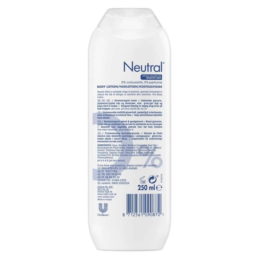 6x Neutral Bodylotion 0% 4 6x Neutral Bodylotion 0% - Afbeelding 2