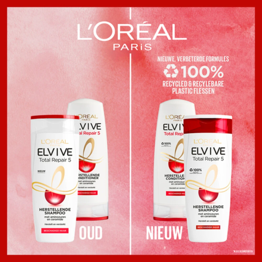 L'Oreal 6x Lu0027Oréal Elvive Total Repair 5 Shampoo 4 L'Oreal 6x Lu0027Oréal Elvive Total Repair 5 Shampoo - Afbeelding 2