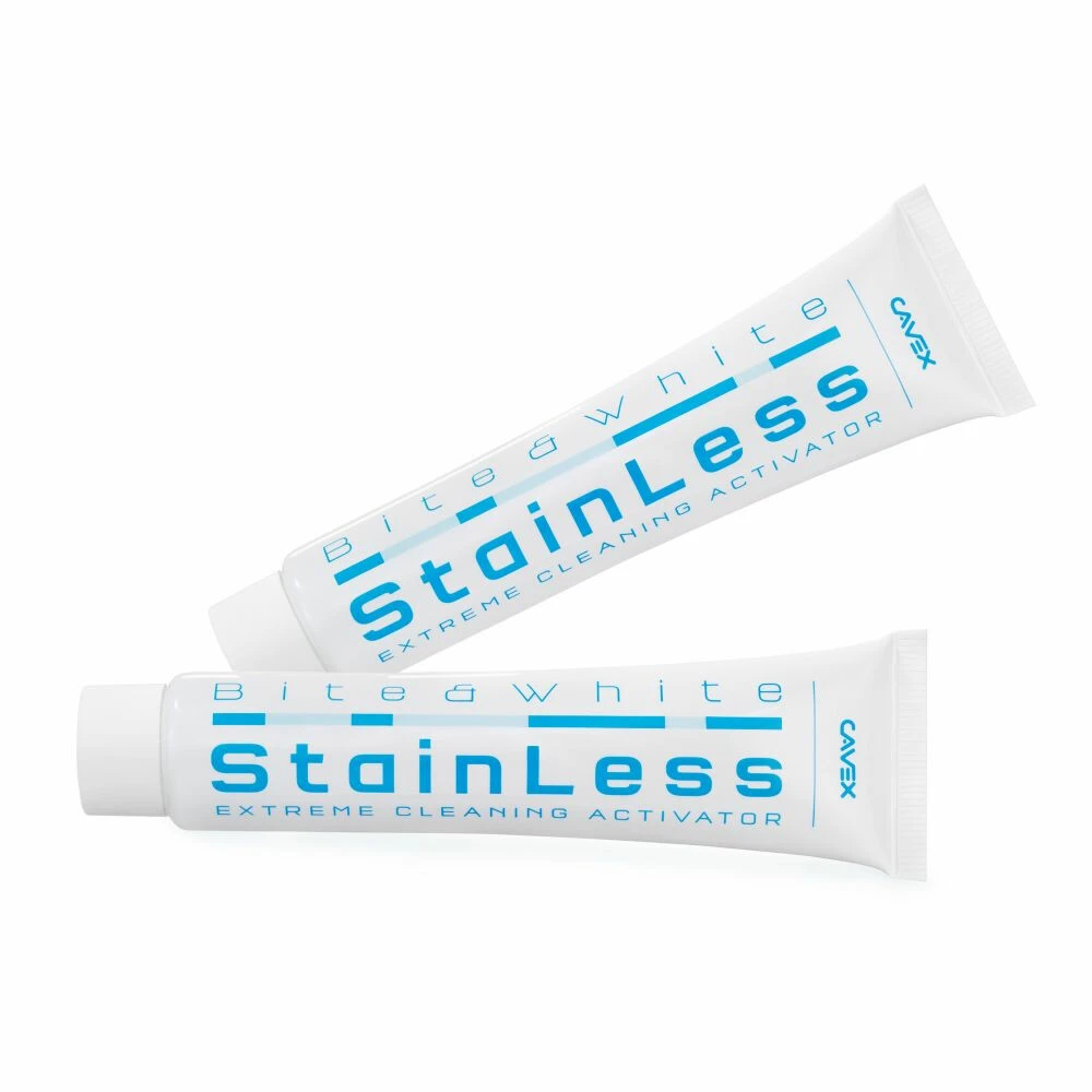 2x Cavex Bite & White StainLess Tandpasta 4 2x Cavex Bite & White StainLess Tandpasta - Afbeelding 2