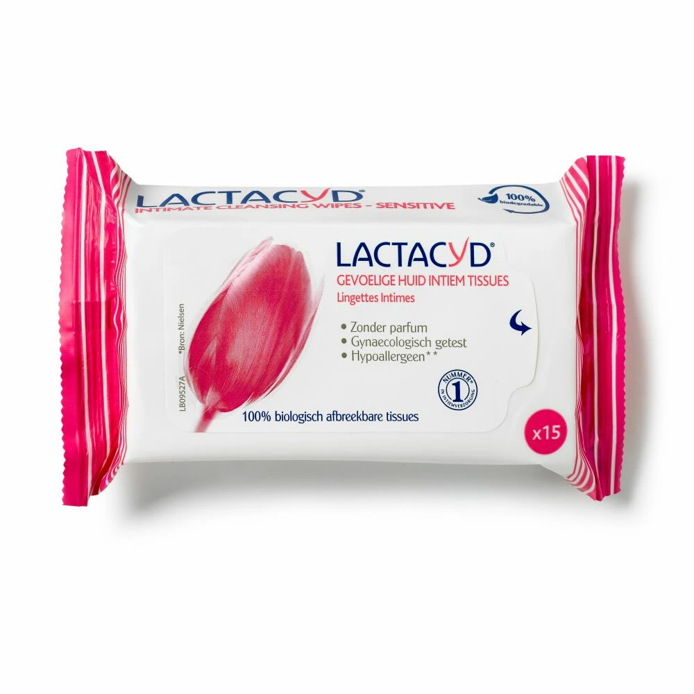 5x Lactacyd Tissues Gevoelige Huid 3 5x Lactacyd Tissues Gevoelige Huid