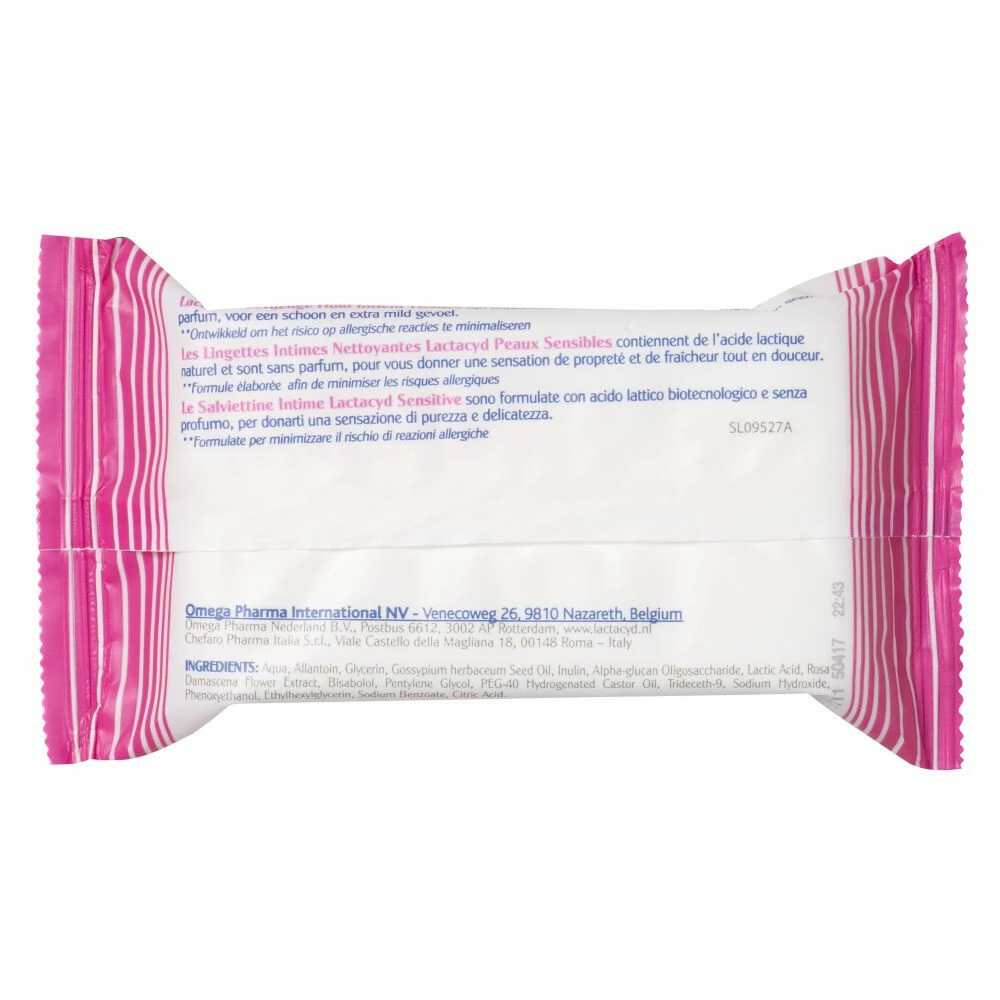 5x Lactacyd Tissues Gevoelige Huid 4 5x Lactacyd Tissues Gevoelige Huid - Afbeelding 2