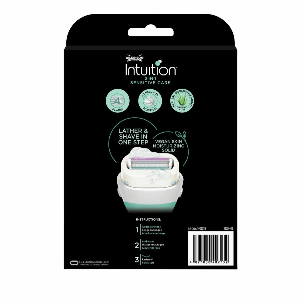 Wilkinson Woman Scheermes Voordeelverpakking Intuition Sensitive Care 4 Wilkinson Woman Scheermes Voordeelverpakking Intuition Sensitive Care - Afbeelding 2