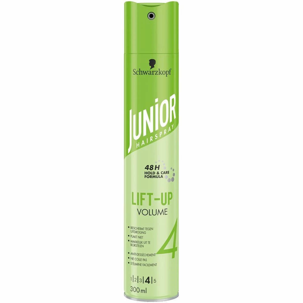 6x Junior Haarspray 3 In 1 Lift Up Volume 3 6x Junior Haarspray 3 In 1 Lift Up Volume