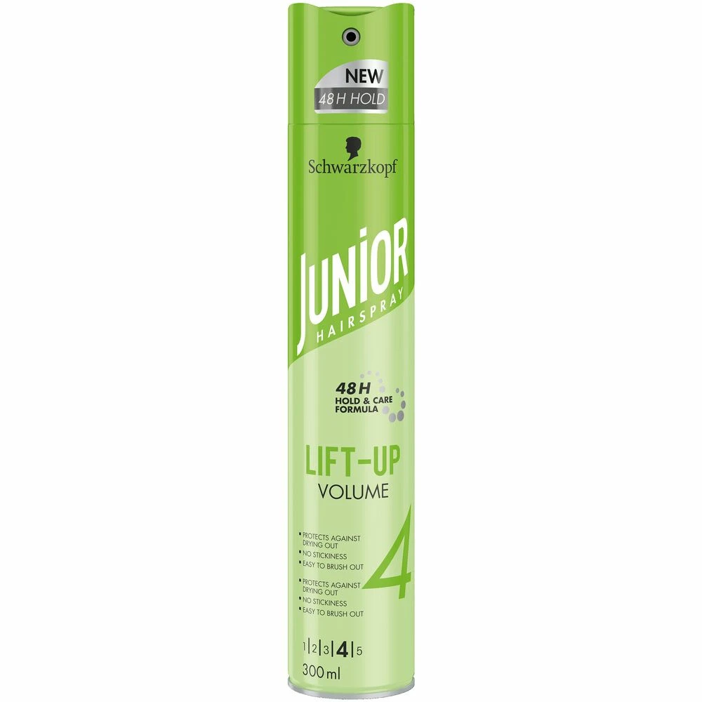 6x Junior Haarspray 3 In 1 Lift Up Volume 8 6x Junior Haarspray 3 In 1 Lift Up Volume - Afbeelding 6