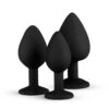 Easytoys Luxe Buttplug Set Zwart
