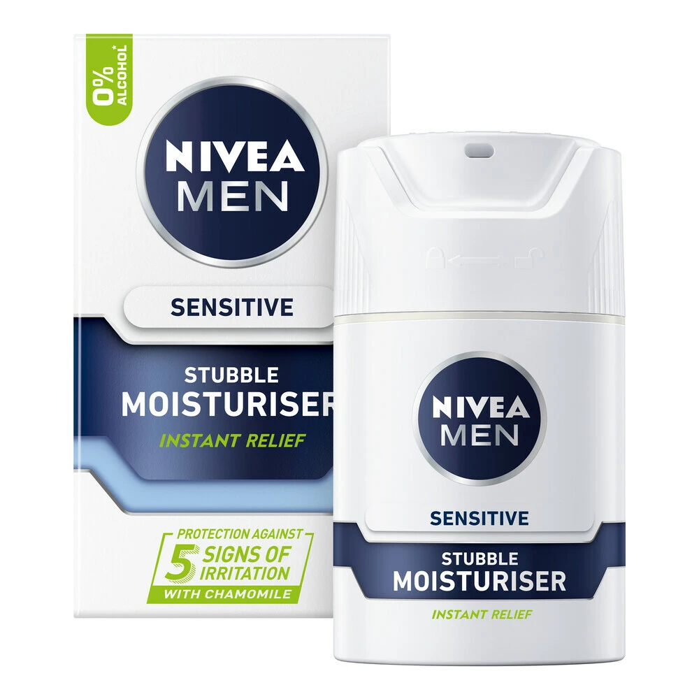 Nivea Men Sensitive Stubble Moisturiser 5 Nivea Men Sensitive Stubble Moisturiser - Afbeelding 3